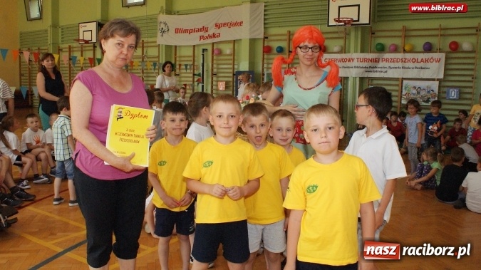 Zdjęcie w galerii na portalu naszraciborz.pl: Czerwcowy Turniej Przedszkolaków z bohaterami Astrid Lindgren  wiadomości z regionu