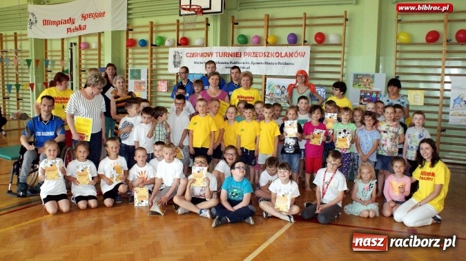 Zdjęcie w galerii na portalu naszraciborz.pl: Czerwcowy Turniej Przedszkolaków z bohaterami Astrid Lindgren  wiadomości z regionu