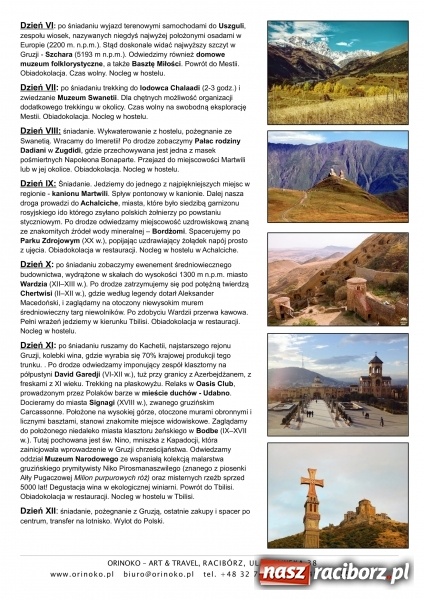 Zdjęcie w galerii na portalu naszraciborz.pl: Przygoda u stóp Kaukazu? Orinoko zaprasza na wyprawę życia do Gruzji wiadomości z regionu