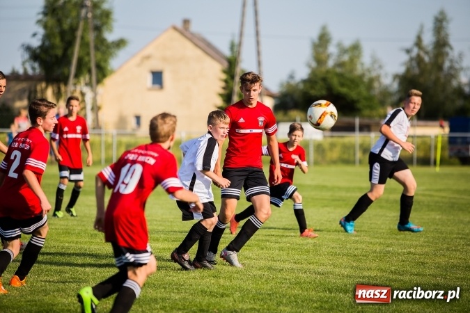 Zdjęcie w galerii na portalu naszraciborz.pl: Mecz pokazowy trampkarzy Borucina i Krzanowic na rozpoczęcie festynu sportowego wiadomości z regionu