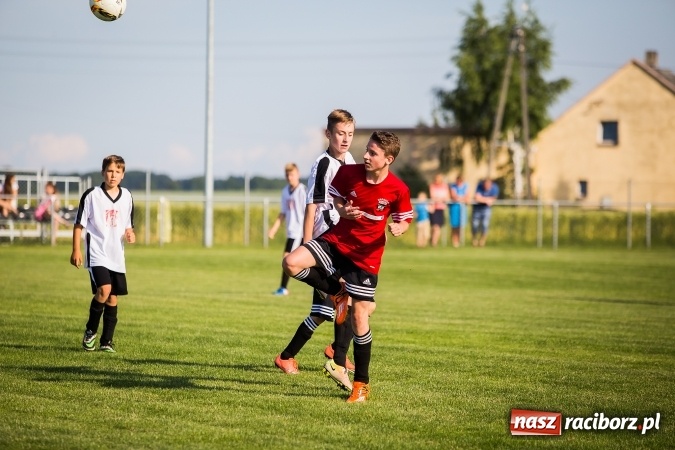 Zdjęcie w galerii na portalu naszraciborz.pl: Mecz pokazowy trampkarzy Borucina i Krzanowic na rozpoczęcie festynu sportowego wiadomości z regionu