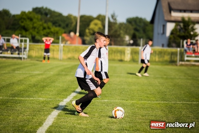 Zdjęcie w galerii na portalu naszraciborz.pl: Mecz pokazowy trampkarzy Borucina i Krzanowic na rozpoczęcie festynu sportowego wiadomości z regionu