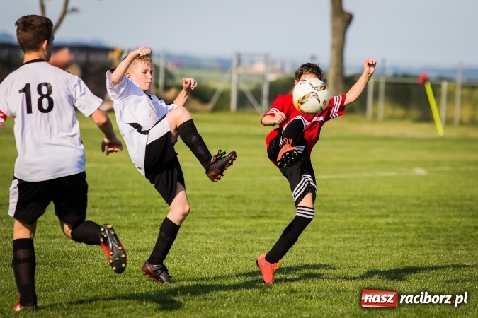 Zdjęcie w galerii na portalu naszraciborz.pl: Mecz pokazowy trampkarzy Borucina i Krzanowic na rozpoczęcie festynu sportowego wiadomości z regionu