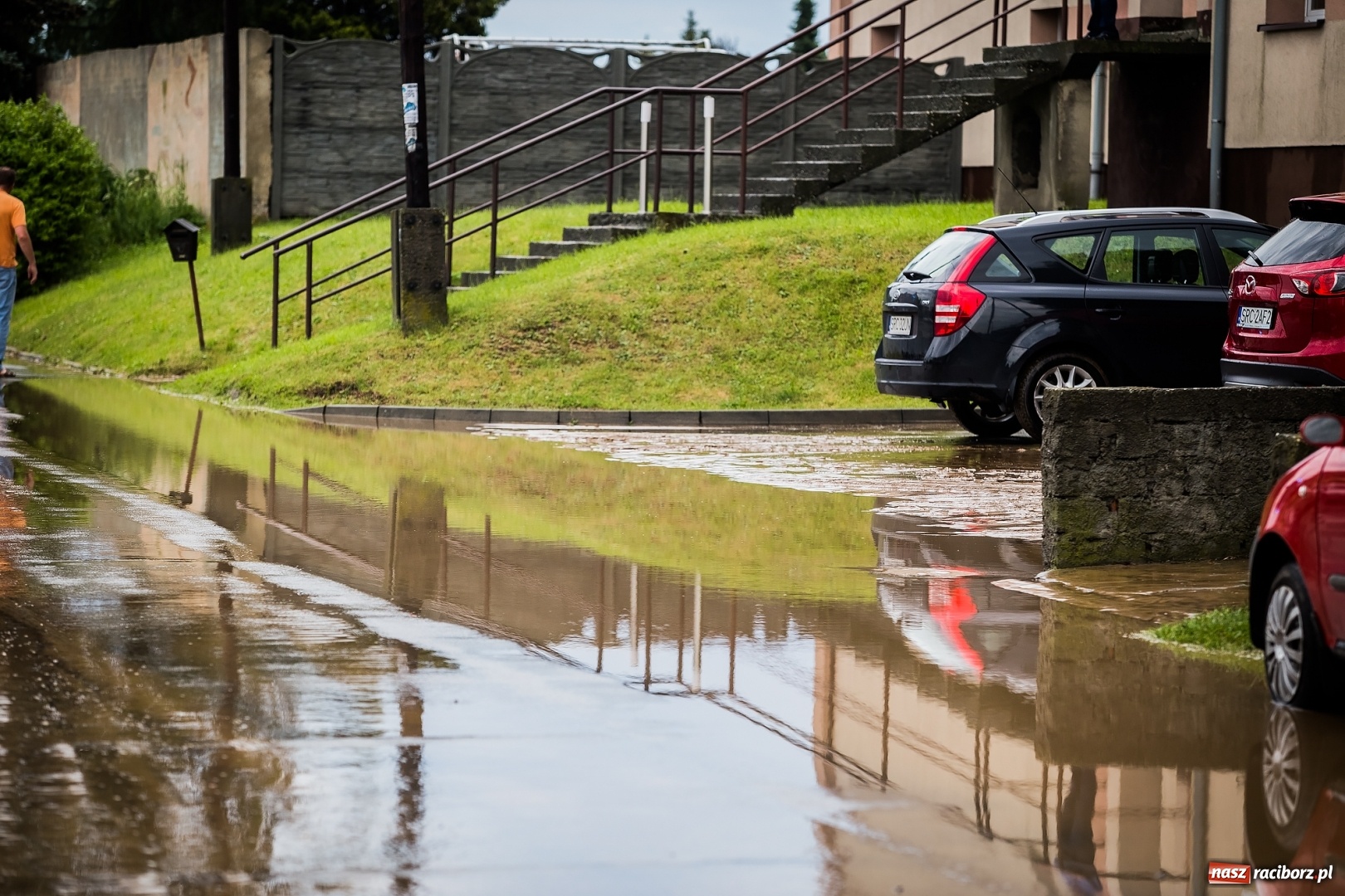 Zdjęcie w galerii na portalu naszraciborz.pl: Intensywne opady deszczu spowodowały podtopienia w gminie Krzanowice wiadomości z regionu