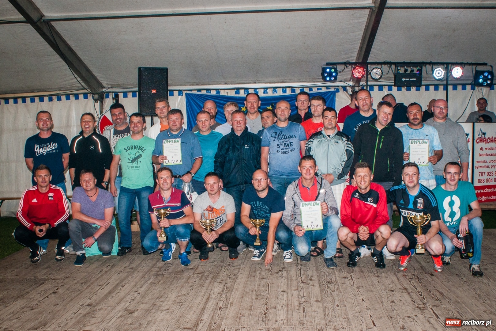 Zdjęcie w galerii na portalu naszraciborz.pl: Turniej oldbojów. Zespół Borucina najlepszy wiadomości z regionu