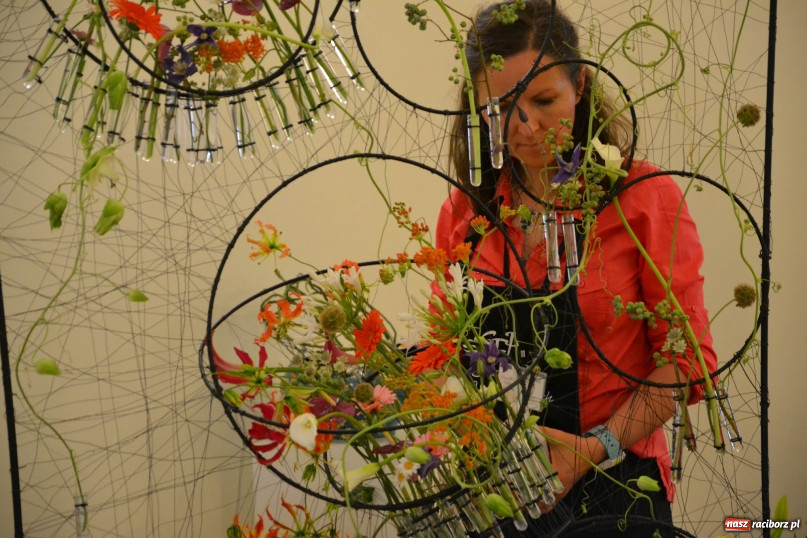 Zdjęcie w galerii na portalu naszraciborz.pl: Tomasz Paszczyński z Raciborza zwycięża w III Krajowych Mistrzostwach Florystycznych Regionu Śląsko-Opolskiego wiadomości z regionu