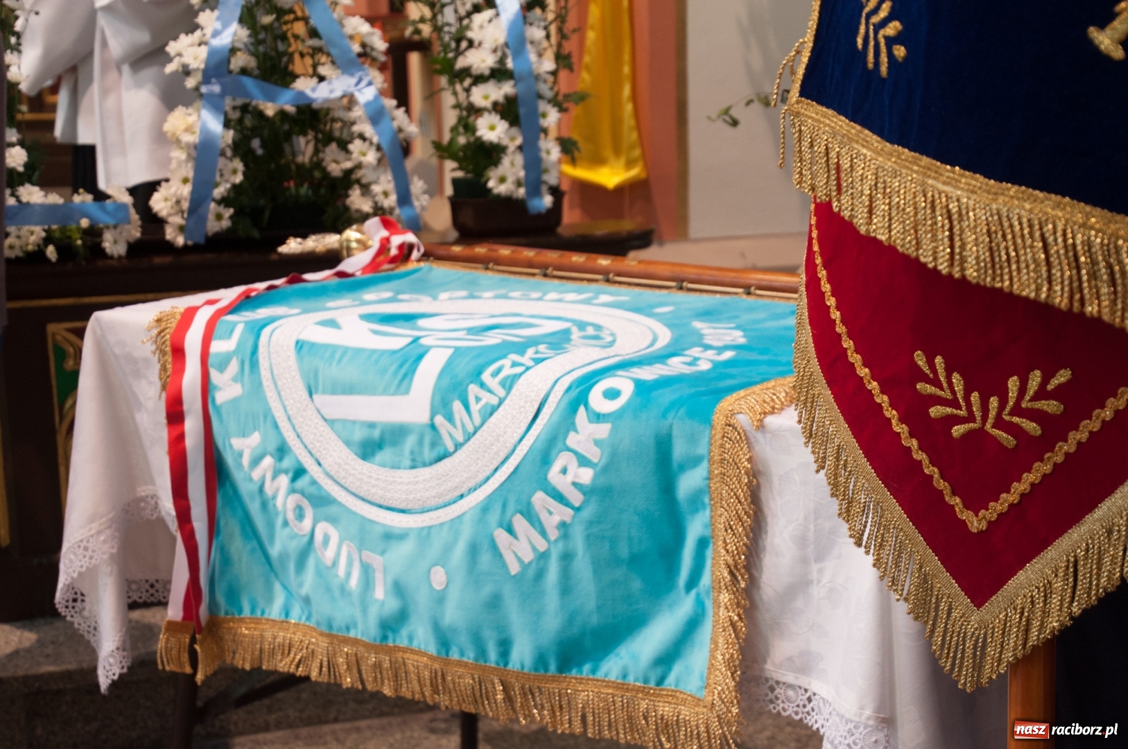 Zdjęcie w galerii na portalu naszraciborz.pl: LKS 07 Markowice ma nowy sztandar. Trzeci dzień obchodów 110 lat klubu wiadomości z regionu