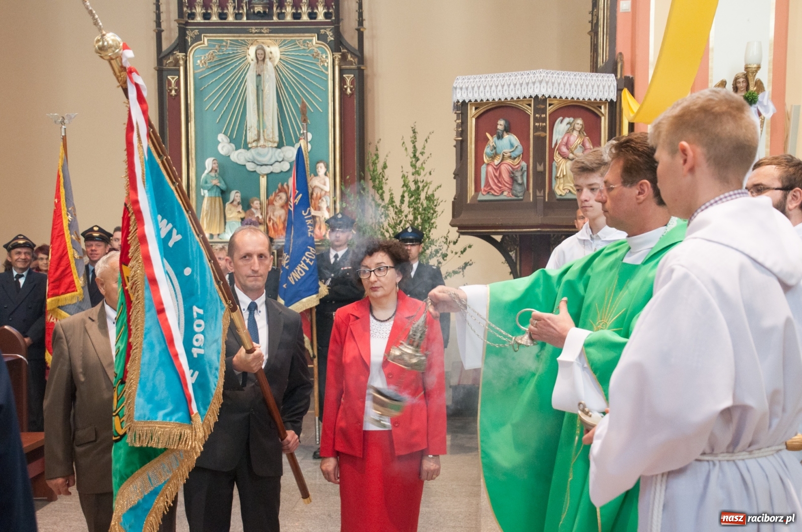 Zdjęcie w galerii na portalu naszraciborz.pl: LKS 07 Markowice ma nowy sztandar. Trzeci dzień obchodów 110 lat klubu wiadomości z regionu