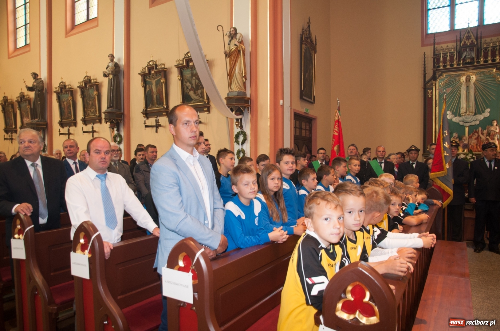 Zdjęcie w galerii na portalu naszraciborz.pl: LKS 07 Markowice ma nowy sztandar. Trzeci dzień obchodów 110 lat klubu wiadomości z regionu