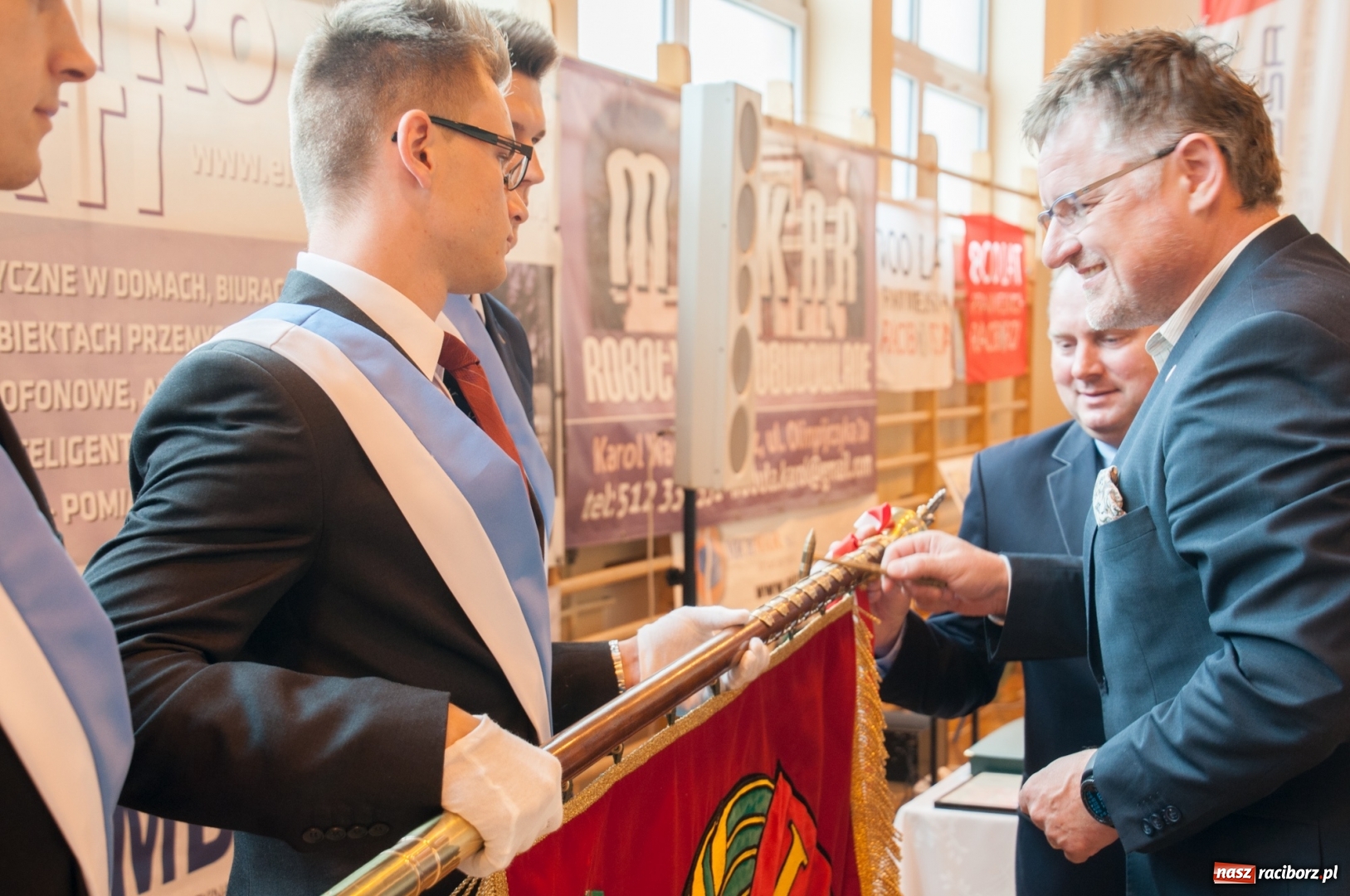 Zdjęcie w galerii na portalu naszraciborz.pl: LKS 07 Markowice ma nowy sztandar. Trzeci dzień obchodów 110 lat klubu wiadomości z regionu