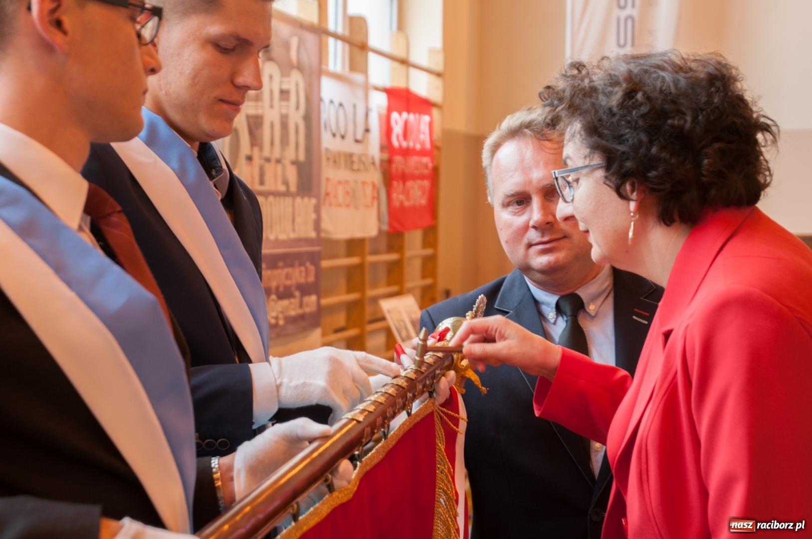 Zdjęcie w galerii na portalu naszraciborz.pl: LKS 07 Markowice ma nowy sztandar. Trzeci dzień obchodów 110 lat klubu wiadomości z regionu