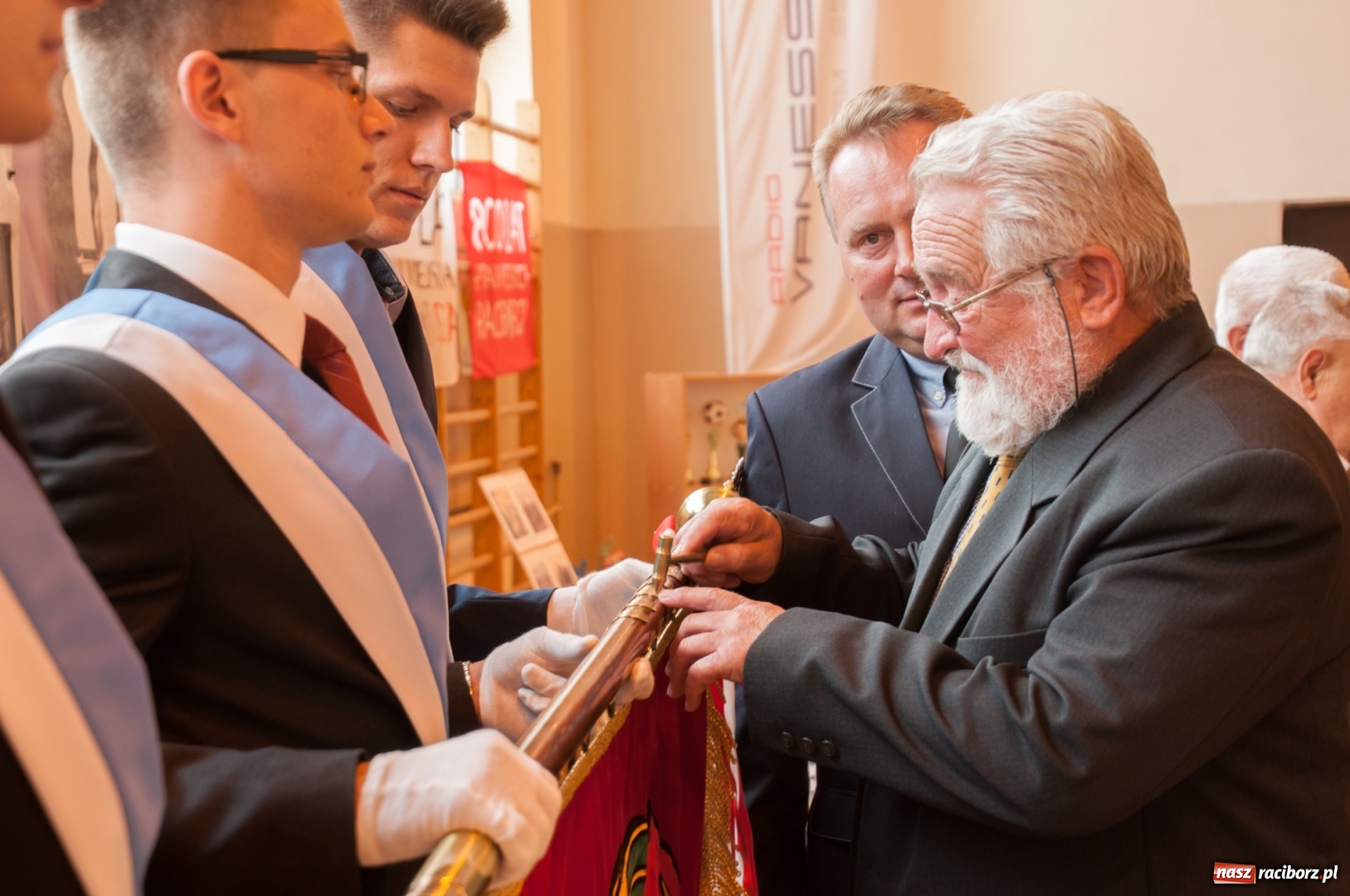 Zdjęcie w galerii na portalu naszraciborz.pl: LKS 07 Markowice ma nowy sztandar. Trzeci dzień obchodów 110 lat klubu wiadomości z regionu