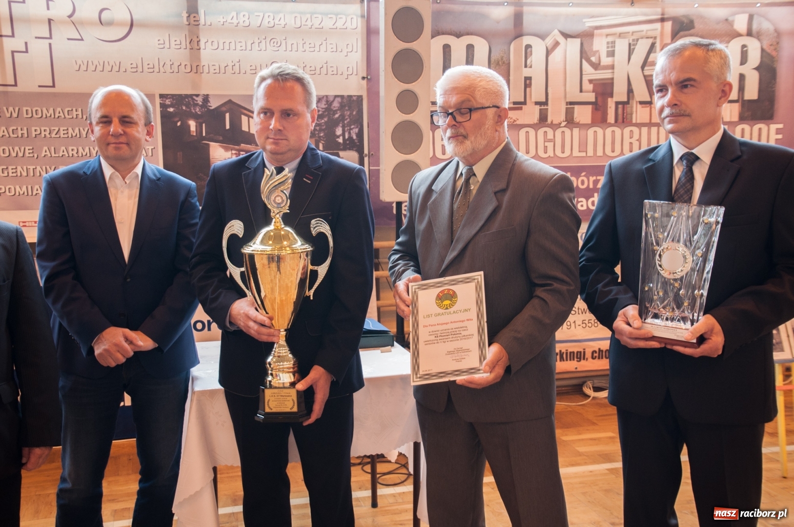 Zdjęcie w galerii na portalu naszraciborz.pl: LKS 07 Markowice ma nowy sztandar. Trzeci dzień obchodów 110 lat klubu wiadomości z regionu