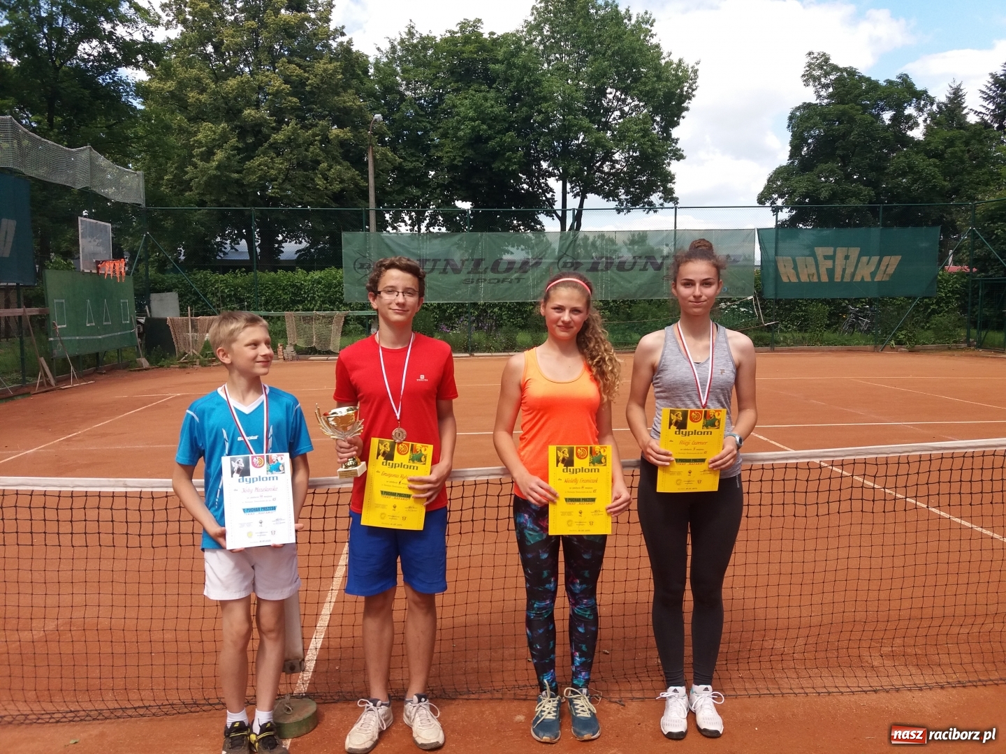 Zdjęcie w galerii na portalu naszraciborz.pl: Turniej tenisowy o Puchar Prezesa TKKF Rafako wiadomości z regionu