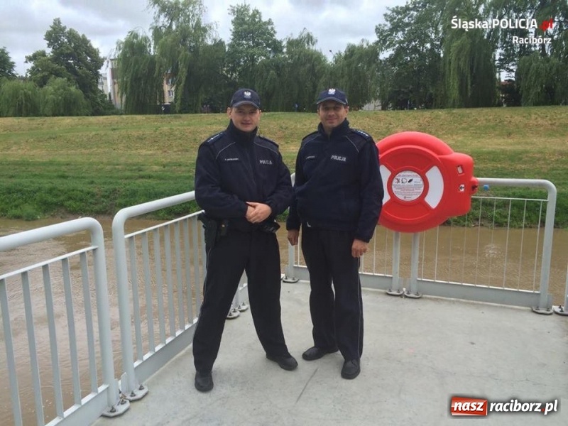 Zdjęcie w galerii na portalu naszraciborz.pl: Raciborscy dzielnicowi i ratownik WOPR kontrolowali zbiorniki wodne wiadomości z regionu