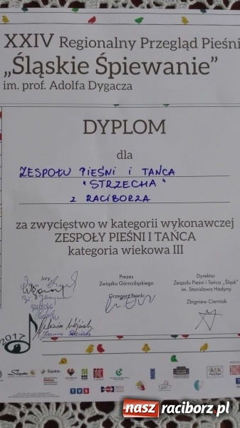 Zdjęcie w galerii na portalu naszraciborz.pl: ZPiT Strzecha z Raciborskiego Centrum Kultury znowu na podium!  wiadomości z regionu