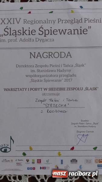 Zdjęcie w galerii na portalu naszraciborz.pl: ZPiT Strzecha z Raciborskiego Centrum Kultury znowu na podium!  wiadomości z regionu
