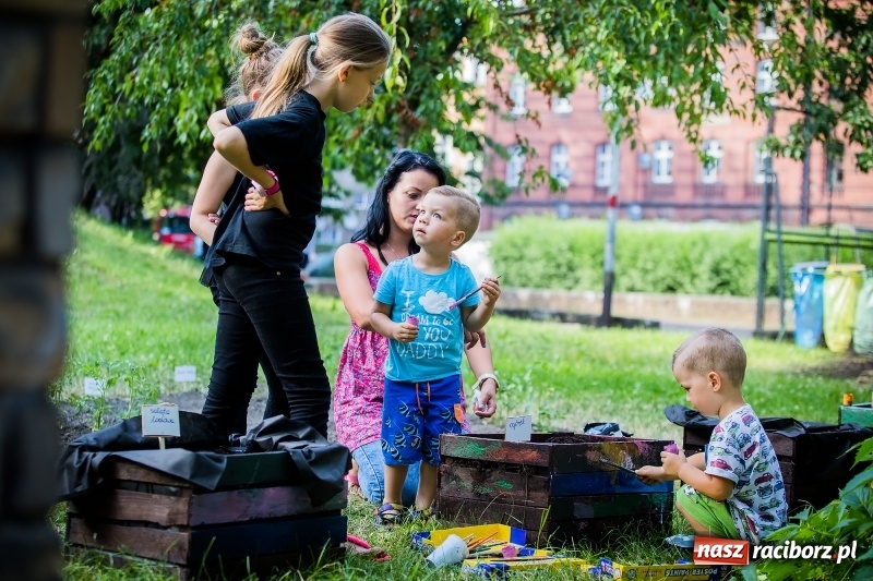 Zdjęcie w galerii na portalu naszraciborz.pl: Piknik inaugurujący założenie ogródka społecznego w parku jordanowskim wiadomości z regionu