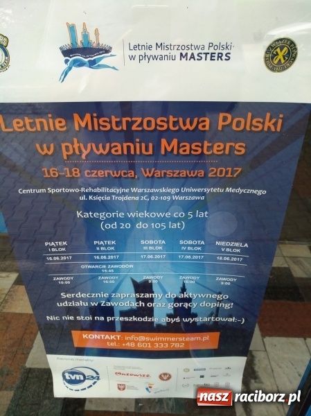 Zdjęcie w galerii na portalu naszraciborz.pl: Pływanie. Adolf Piechula wśród najlepszych  wiadomości z regionu