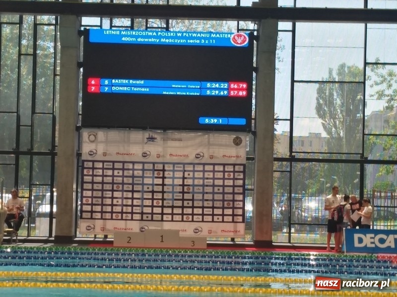 Zdjęcie w galerii na portalu naszraciborz.pl: Pływanie. Adolf Piechula wśród najlepszych  wiadomości z regionu