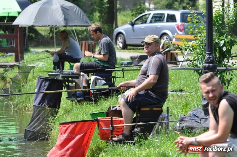 Zdjęcie w galerii na portalu naszraciborz.pl: Zawody wędkarskie na stawie w Krowiarkach. Do wygrania... dziennikarskie krzesło  wiadomości z regionu