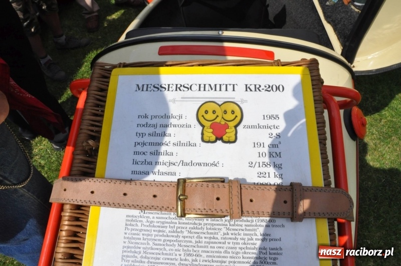 Zdjęcie w galerii na portalu naszraciborz.pl: Messerschmitt K-200 i inne cuda motoryzacji na zlocie pojazdów zabytkowych w Zabełkowie  wiadomości z regionu