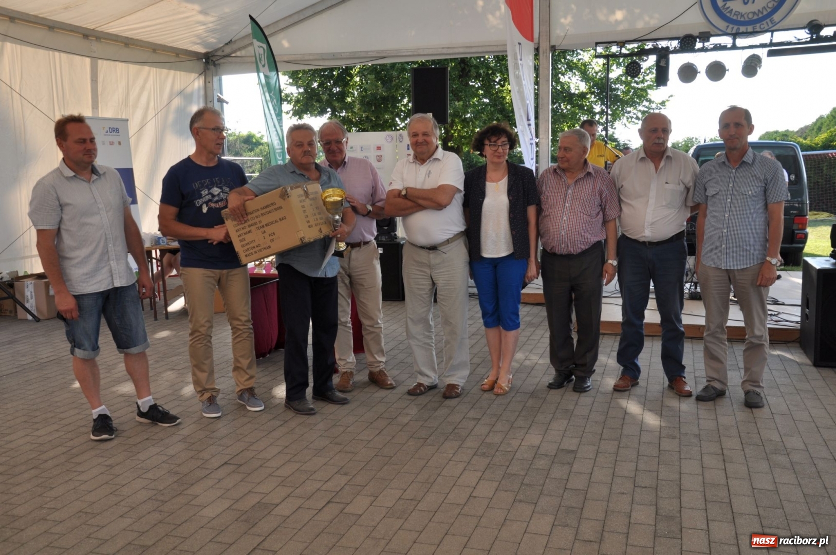 Zdjęcie w galerii na portalu naszraciborz.pl: Turniej Piłki Nożnej o Puchar Prezydenta Miasta na 110 lat LKS 07 Markowice. Gośćmi Piechniczek i Kostka wiadomości z regionu