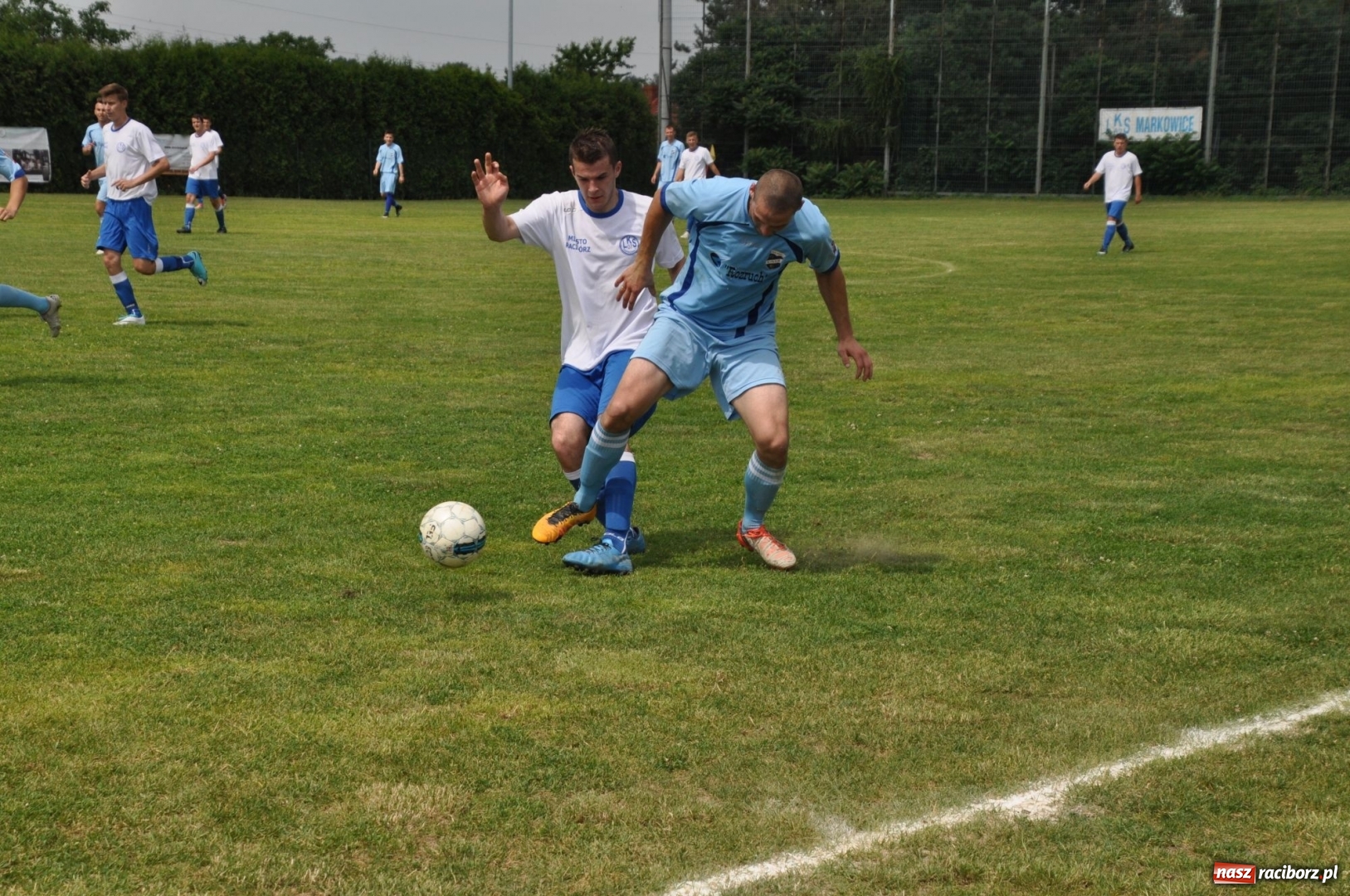 Zdjęcie w galerii na portalu naszraciborz.pl: Turniej Piłki Nożnej o Puchar Prezydenta Miasta na 110 lat LKS 07 Markowice. Gośćmi Piechniczek i Kostka wiadomości z regionu