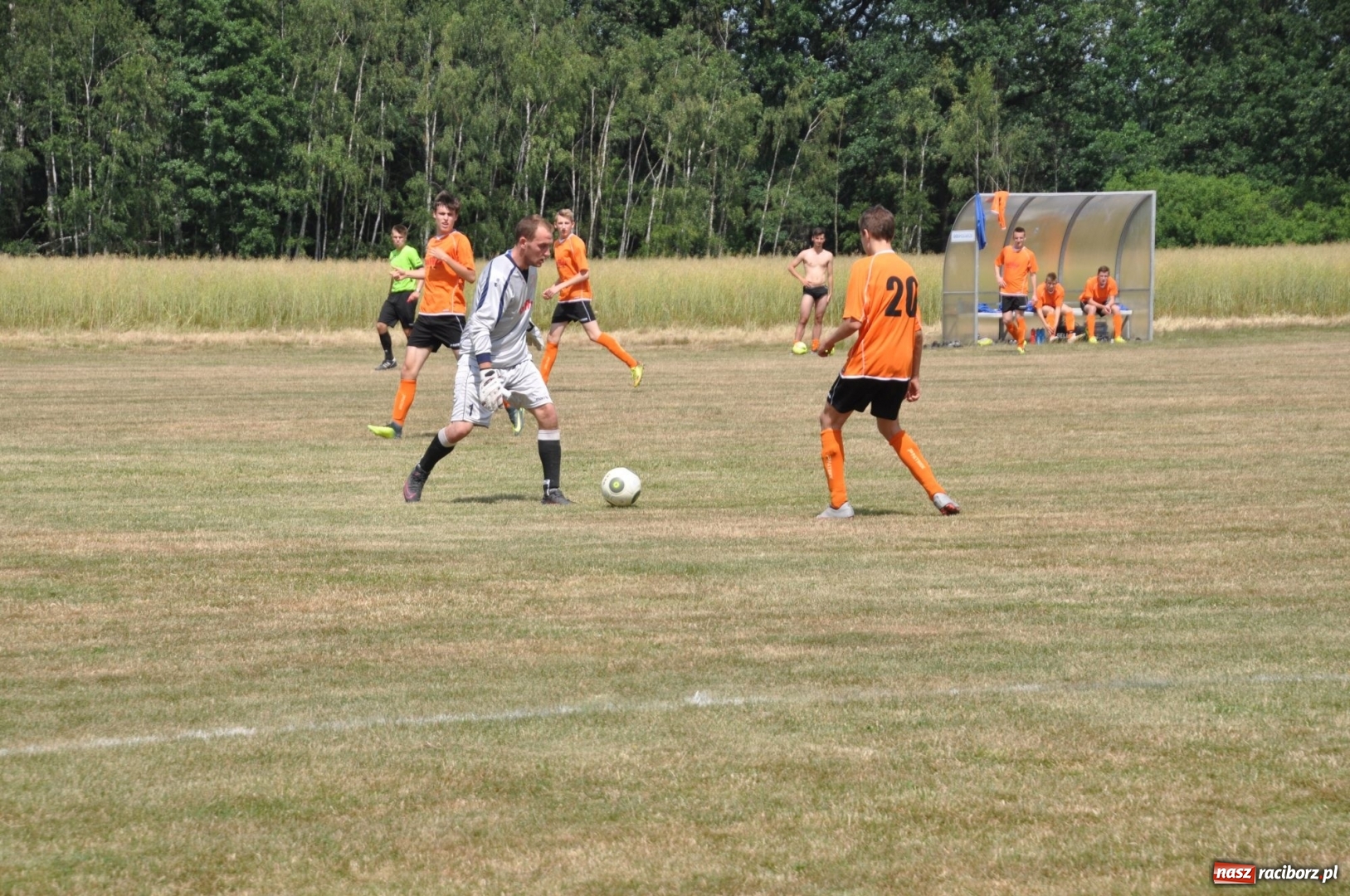 Zdjęcie w galerii na portalu naszraciborz.pl: Turniej Piłki Nożnej o Puchar Prezydenta Miasta na 110 lat LKS 07 Markowice. Gośćmi Piechniczek i Kostka wiadomości z regionu