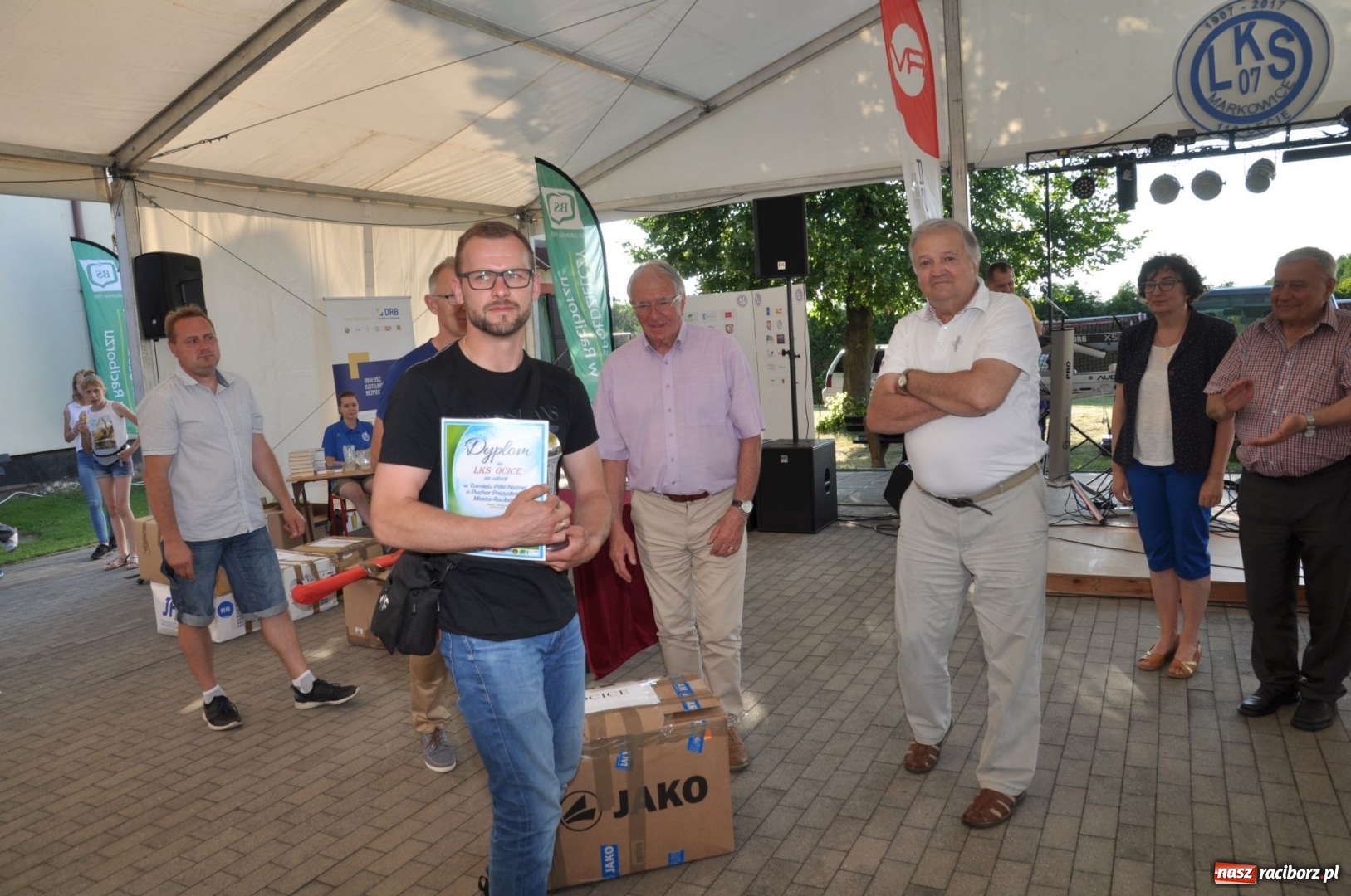 Zdjęcie w galerii na portalu naszraciborz.pl: Turniej Piłki Nożnej o Puchar Prezydenta Miasta na 110 lat LKS 07 Markowice. Gośćmi Piechniczek i Kostka wiadomości z regionu