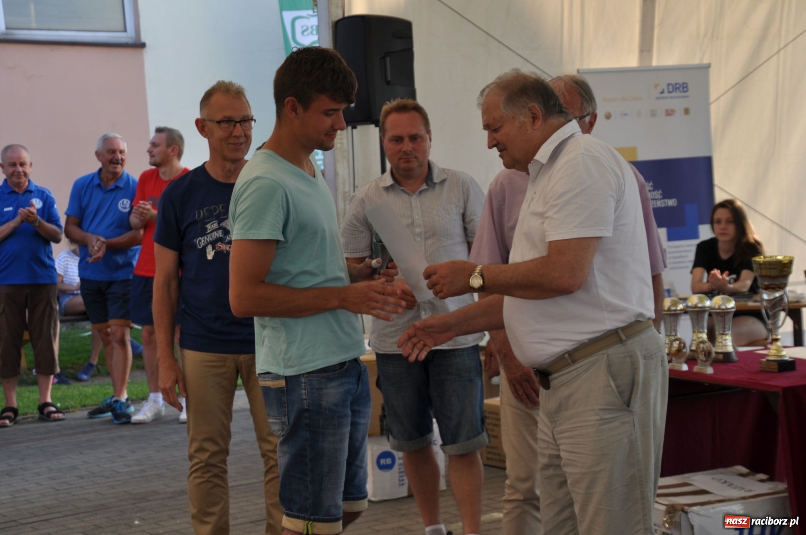 Zdjęcie w galerii na portalu naszraciborz.pl: Turniej Piłki Nożnej o Puchar Prezydenta Miasta na 110 lat LKS 07 Markowice. Gośćmi Piechniczek i Kostka wiadomości z regionu