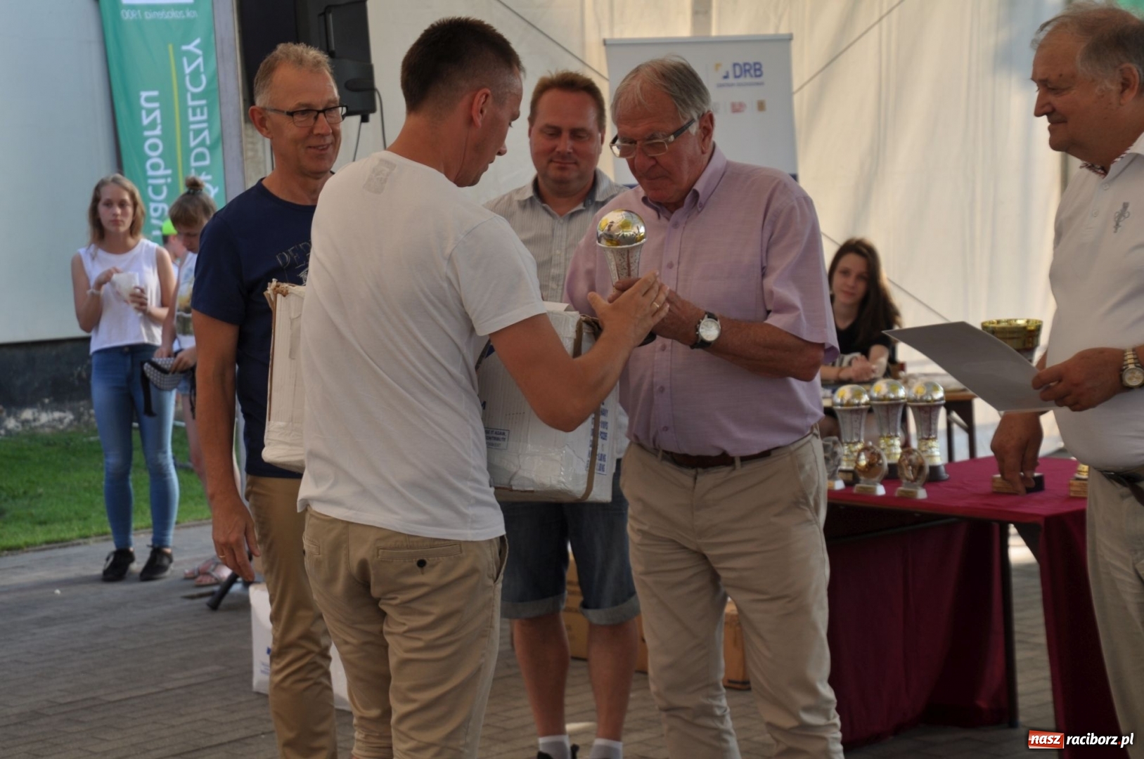 Zdjęcie w galerii na portalu naszraciborz.pl: Turniej Piłki Nożnej o Puchar Prezydenta Miasta na 110 lat LKS 07 Markowice. Gośćmi Piechniczek i Kostka wiadomości z regionu