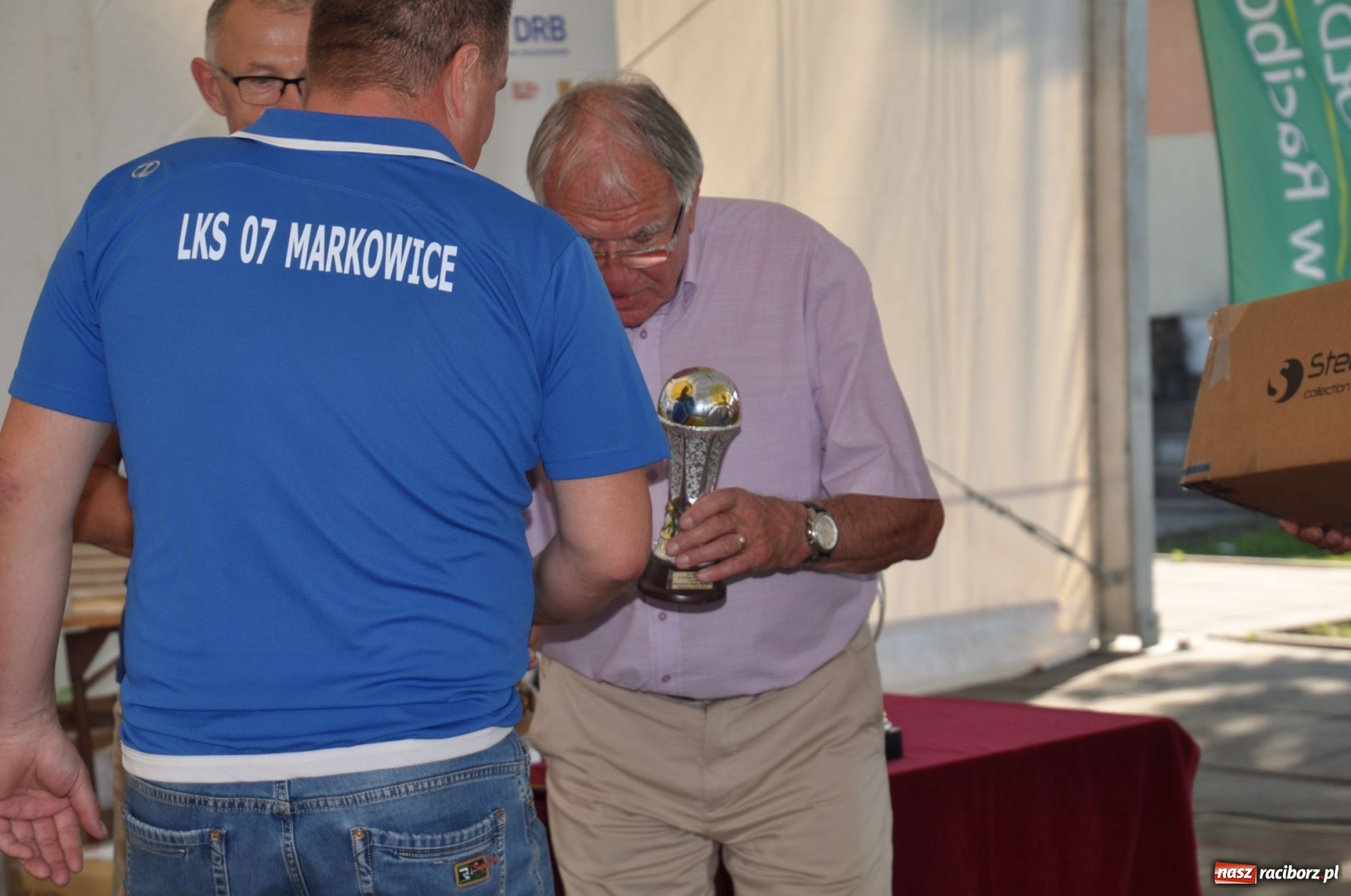 Zdjęcie w galerii na portalu naszraciborz.pl: Turniej Piłki Nożnej o Puchar Prezydenta Miasta na 110 lat LKS 07 Markowice. Gośćmi Piechniczek i Kostka wiadomości z regionu