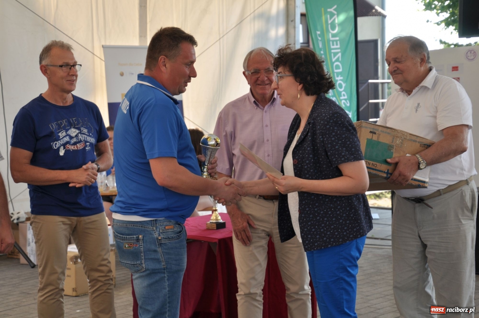 Zdjęcie w galerii na portalu naszraciborz.pl: Turniej Piłki Nożnej o Puchar Prezydenta Miasta na 110 lat LKS 07 Markowice. Gośćmi Piechniczek i Kostka wiadomości z regionu