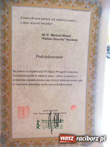 Zdjęcie w galerii na portalu naszraciborz.pl: Kaligrafowane DZIĘKUJĘ dla darczyńców wiadomości z regionu