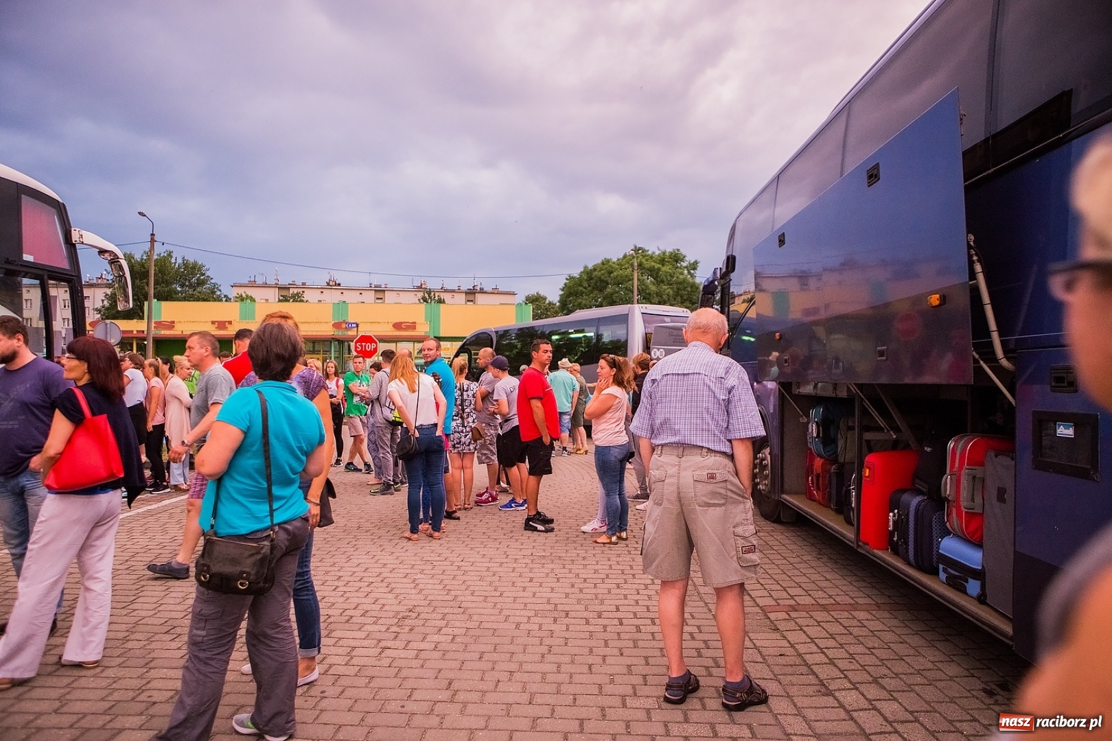 Zdjęcie w galerii na portalu naszraciborz.pl: Pierwszy turnus obozu w Pleśnej już w drodze nad morze wiadomości z regionu