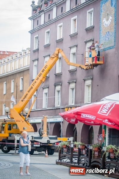 Zdjęcie w galerii na portalu naszraciborz.pl: Witromozaika przy ul. Długiej już po liftingu  wiadomości z regionu