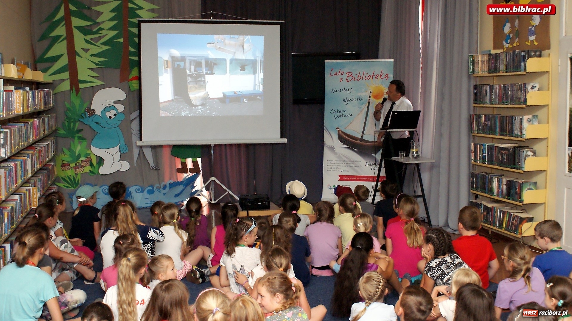 Zdjęcie w galerii na portalu naszraciborz.pl: Ahoj przygodo!, czyli Dzień Morza w bibliotece wiadomości z regionu