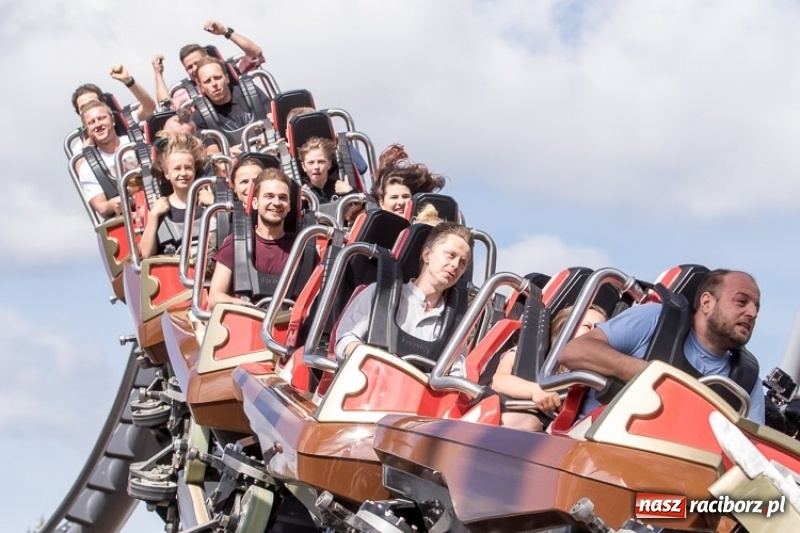 Zdjęcie w galerii na portalu naszraciborz.pl: 104 sekundy na adrenalinie. Dziś na Śląsku rusza największy rollercoaster w Polsce  wiadomości z regionu