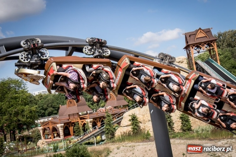 Zdjęcie w galerii na portalu naszraciborz.pl: 104 sekundy na adrenalinie. Dziś na Śląsku rusza największy rollercoaster w Polsce  wiadomości z regionu