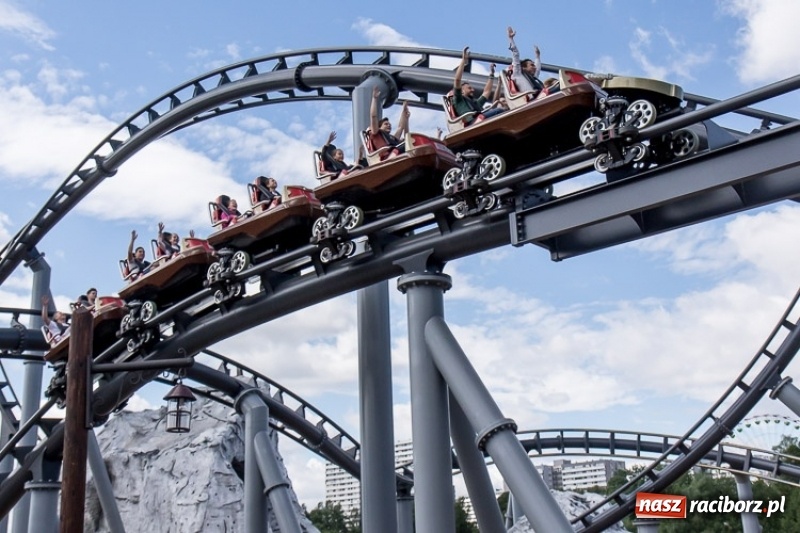 Zdjęcie w galerii na portalu naszraciborz.pl: 104 sekundy na adrenalinie. Dziś na Śląsku rusza największy rollercoaster w Polsce  wiadomości z regionu