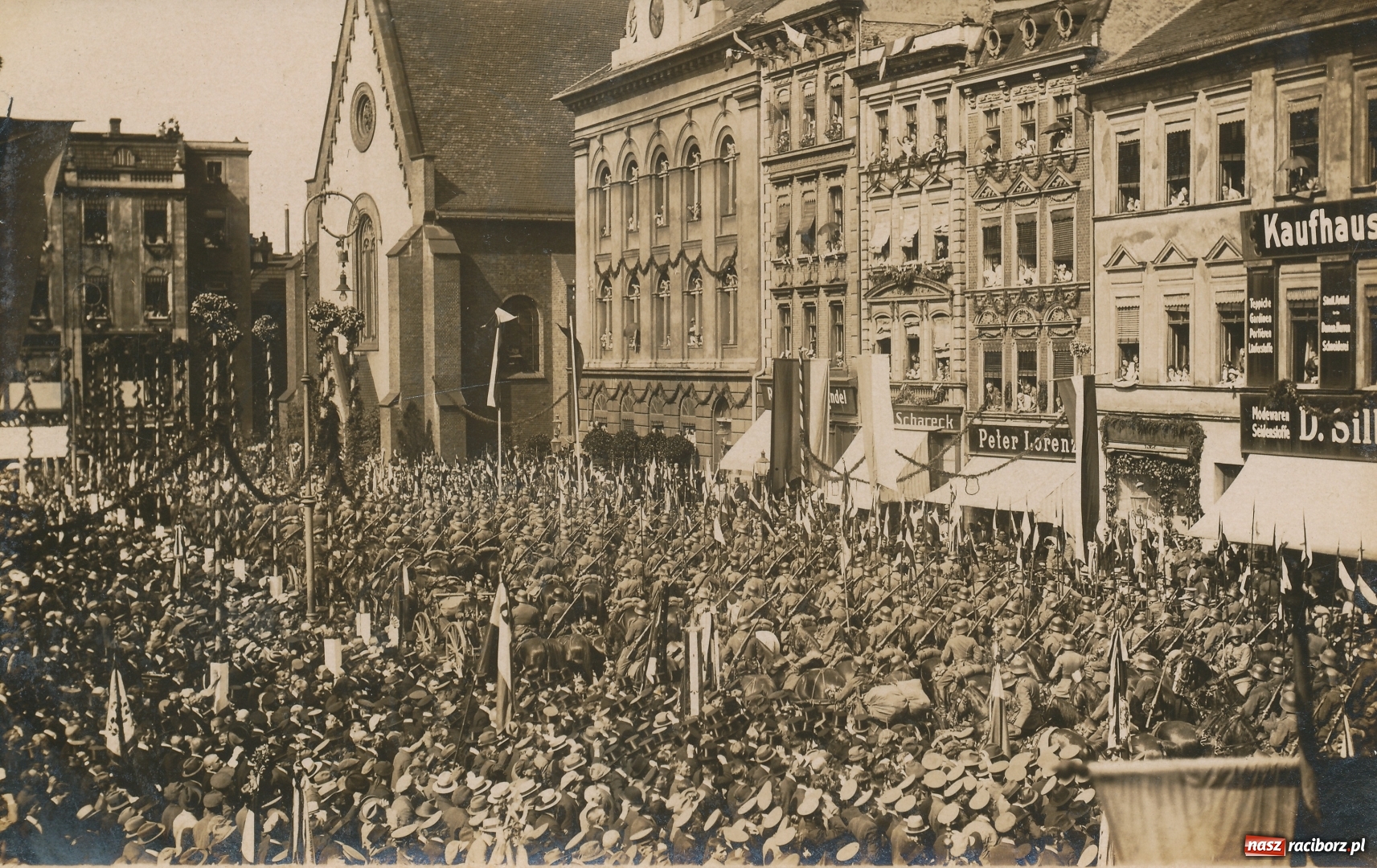 Zdjęcie w galerii na portalu naszraciborz.pl: 4 lipca 1922. Polacy zajmują Brzezie, Racibórz pozostaje w Niemczech wiadomości z regionu