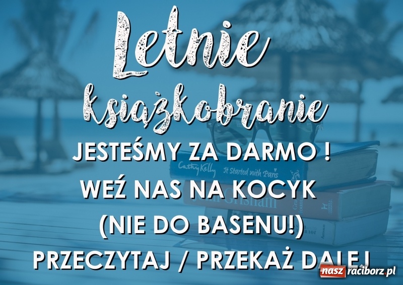 Zdjęcie w galerii na portalu naszraciborz.pl: Letnie książkobranie na basenie w Oborze  wiadomości z regionu