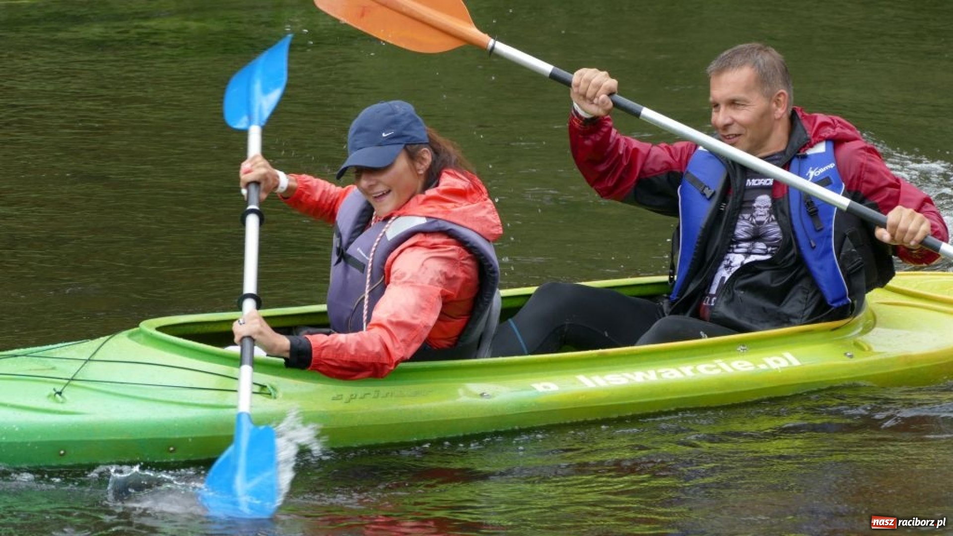 Zdjęcie w galerii na portalu naszraciborz.pl: Spływ kajakowy po Liswarcie, czyli integracyjna niedziela pracowników Rafako S.A.  wiadomości z regionu