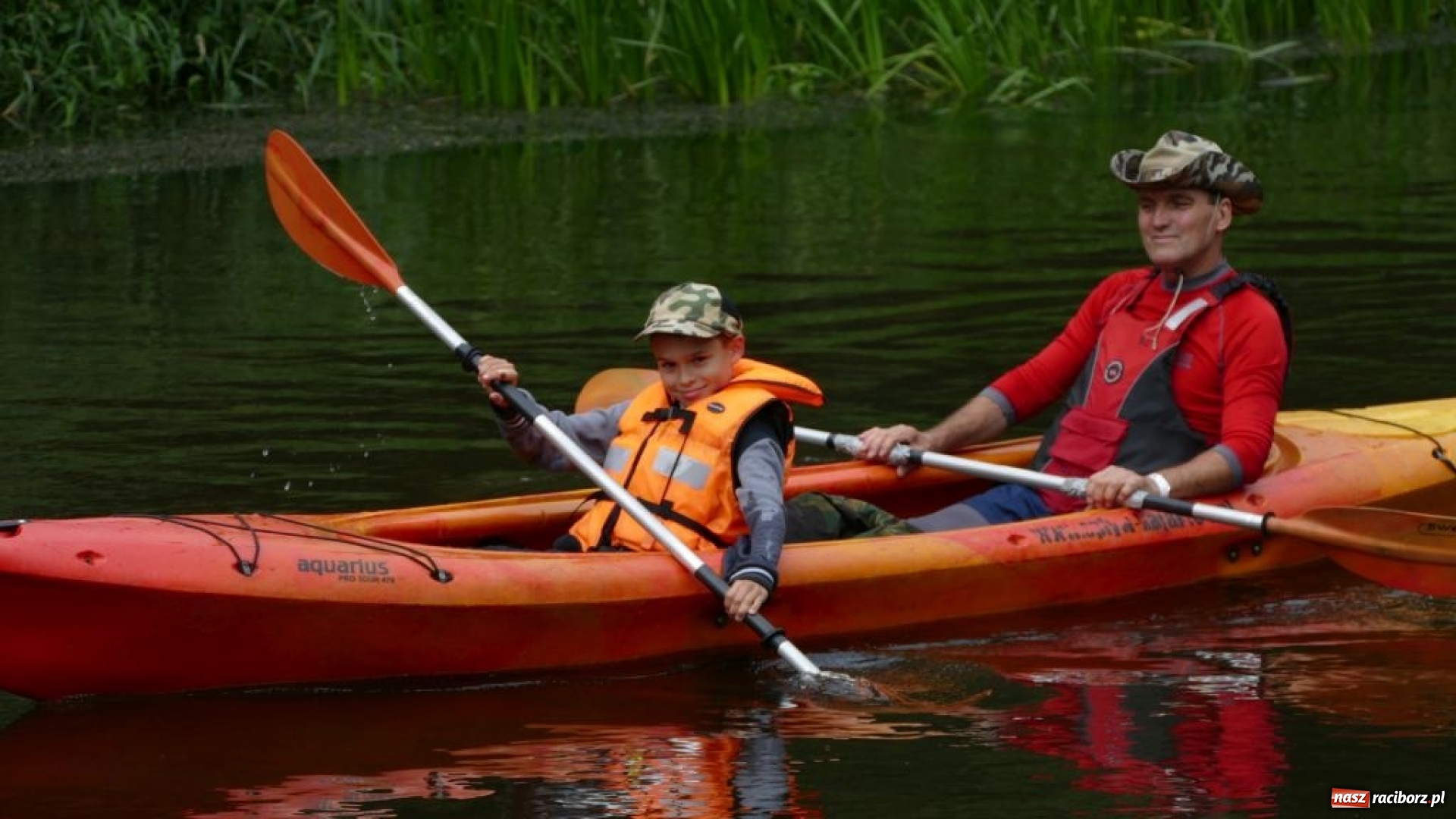 Zdjęcie w galerii na portalu naszraciborz.pl: Spływ kajakowy po Liswarcie, czyli integracyjna niedziela pracowników Rafako S.A.  wiadomości z regionu