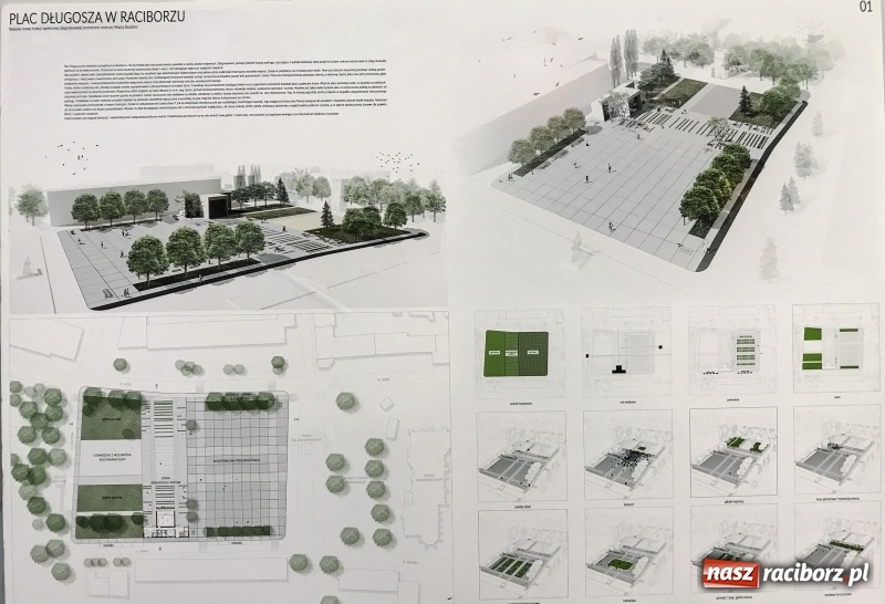 Zdjęcie w galerii na portalu naszraciborz.pl: Miasto ogłosiło przetarg na wykonanie dokumentacji potrzebnej do przebudowy placu Długosza. Konserwator zabytków zalecił likwidację parkingów wiadomości z regionu