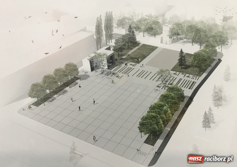 Zdjęcie w galerii na portalu naszraciborz.pl: Miasto ogłosiło przetarg na wykonanie dokumentacji potrzebnej do przebudowy placu Długosza. Konserwator zabytków zalecił likwidację parkingów wiadomości z regionu