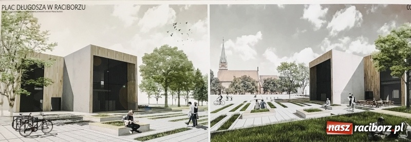 Zdjęcie w galerii na portalu naszraciborz.pl: Miasto ogłosiło przetarg na wykonanie dokumentacji potrzebnej do przebudowy placu Długosza. Konserwator zabytków zalecił likwidację parkingów wiadomości z regionu