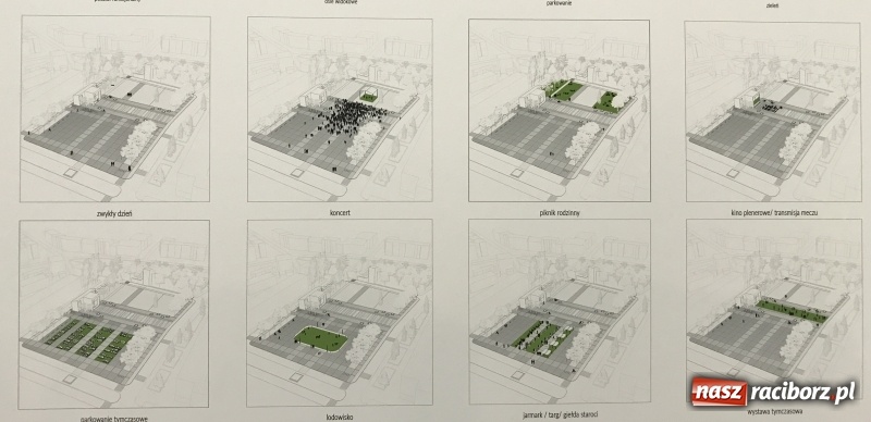 Zdjęcie w galerii na portalu naszraciborz.pl: Miasto ogłosiło przetarg na wykonanie dokumentacji potrzebnej do przebudowy placu Długosza. Konserwator zabytków zalecił likwidację parkingów wiadomości z regionu
