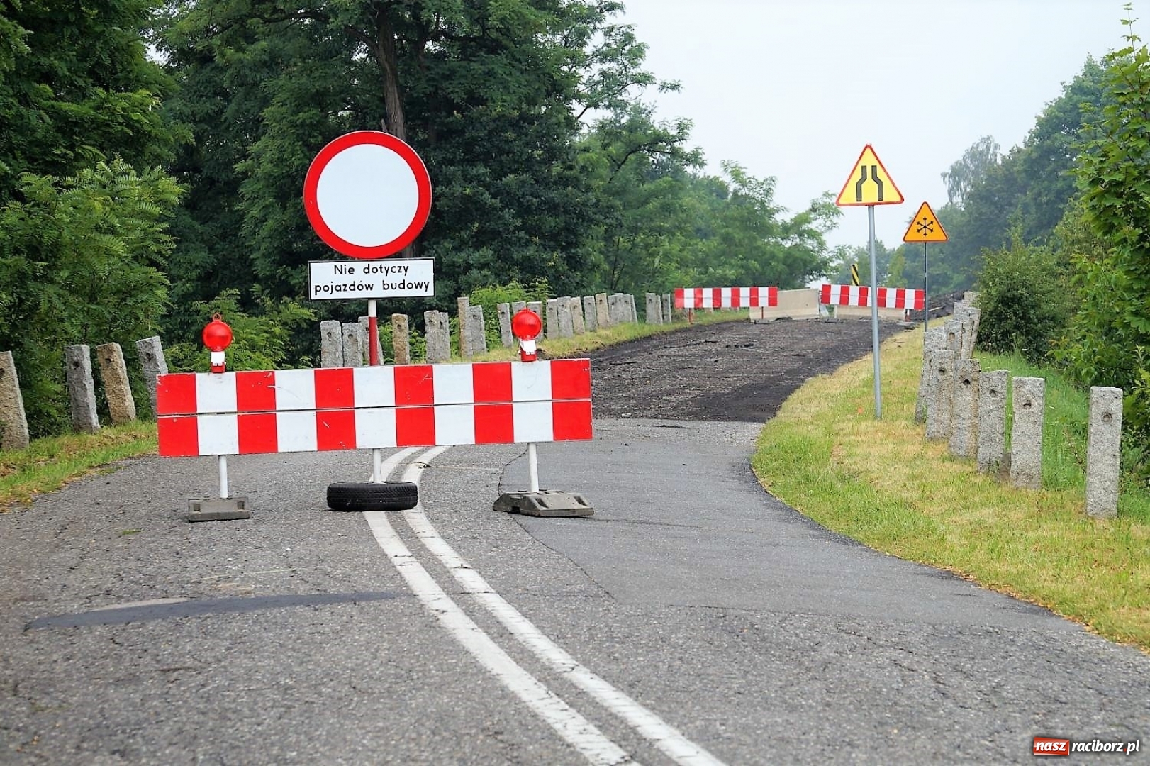 Zdjęcie w galerii na portalu naszraciborz.pl: Remontowany wiadukt w Nędzy już bez przęsła  wiadomości z regionu